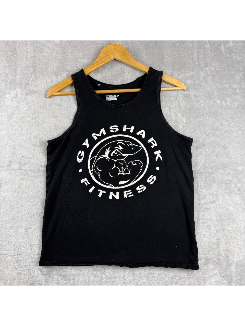Gymshark OG Legacy Tank 'Gym Shark Fitness' Bodybuilding Men M Workout Muscle